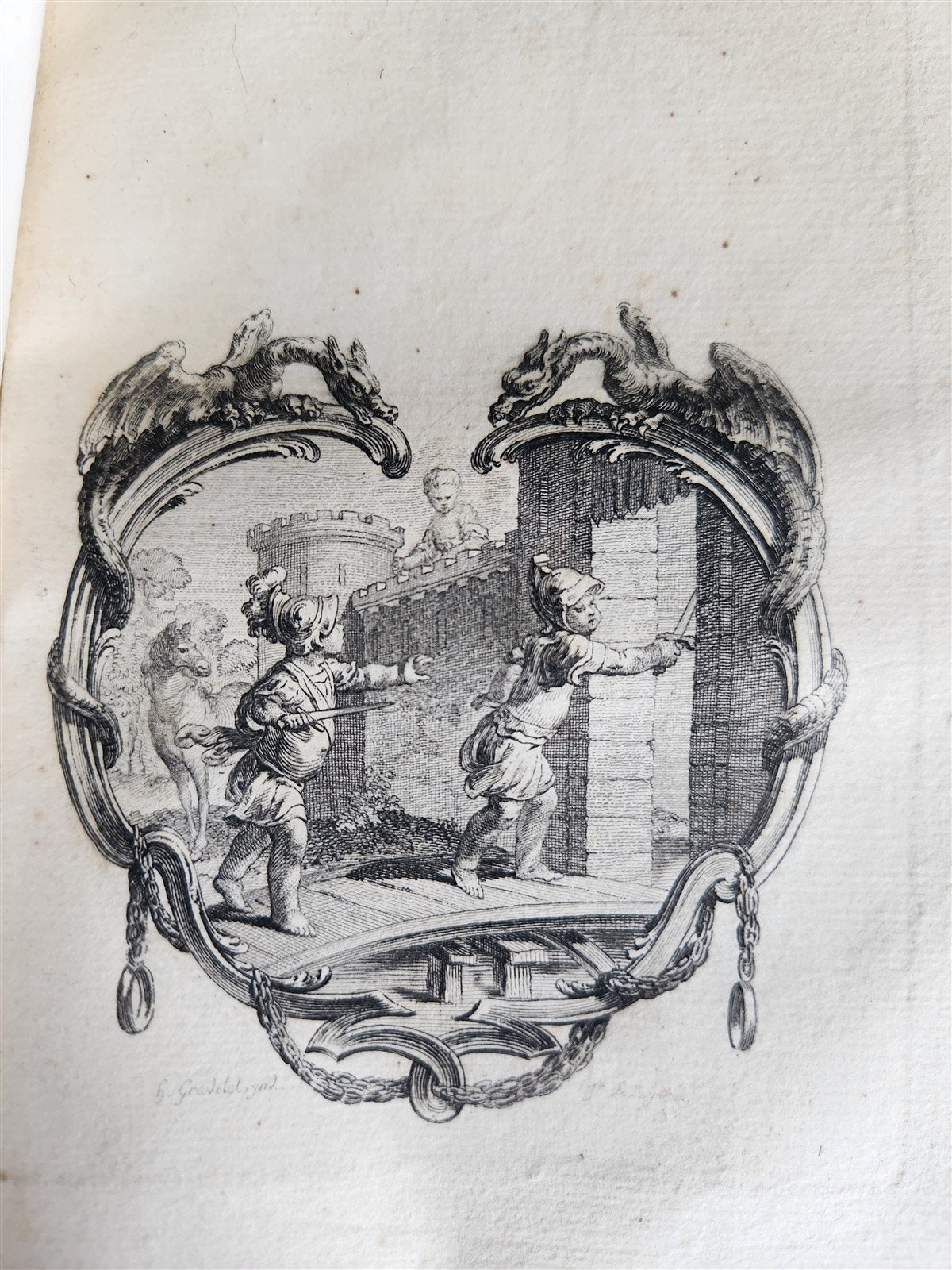 1792 GERUSALEMME LIBERATA by TORQUATO TASSO ITALIAN antique ILLUSTRATED 2 vols