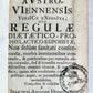 1731 MEDICINA ... diaetaetico-prophylactico antique by F. Habersack