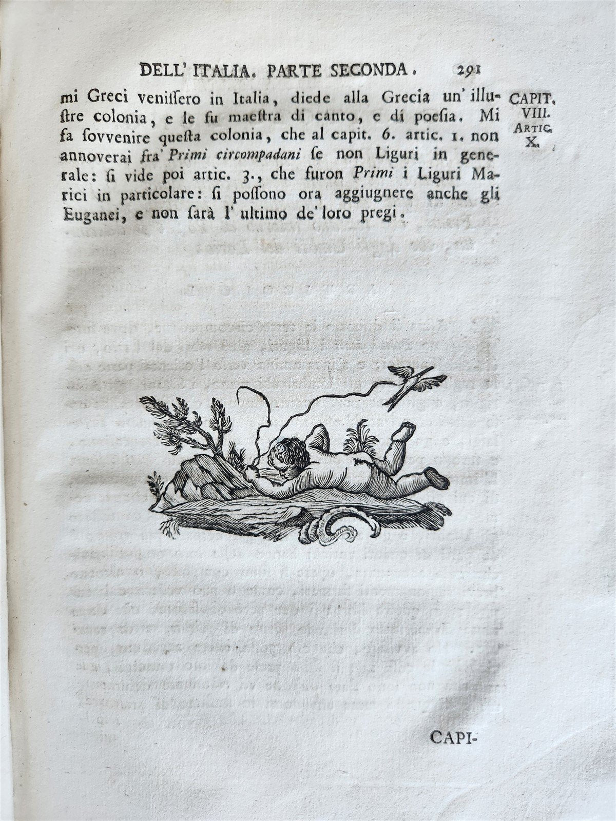 1769 FIRST INHABITANTS of ITALY by STANISLAO BARDETTI antique VELLUM BOUND