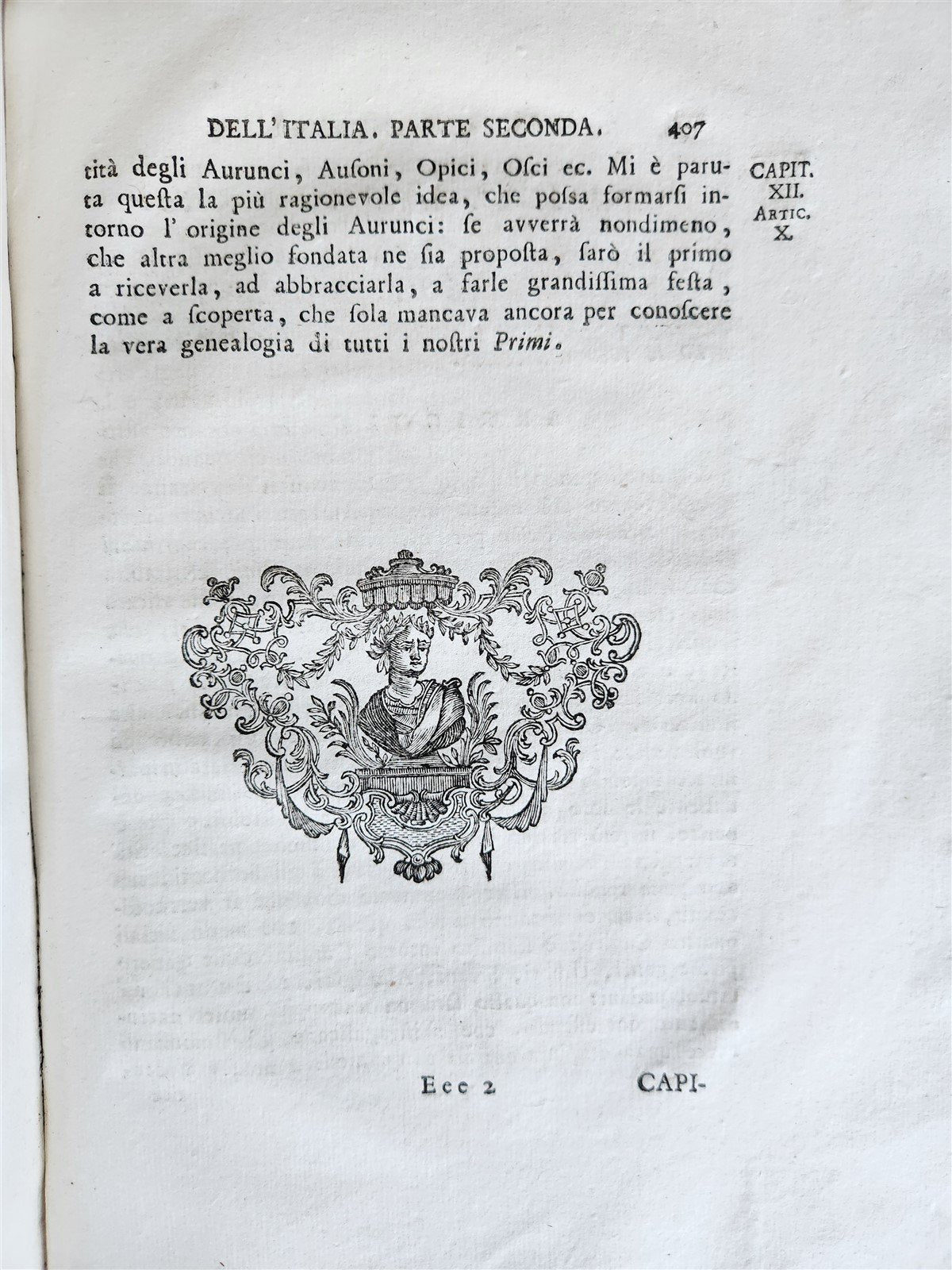 1769 FIRST INHABITANTS of ITALY by STANISLAO BARDETTI antique VELLUM BOUND