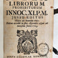1726 INDEX of PROHIBITED BOOKS PRAGUE antique PIGSKIN BINDING Index librorum