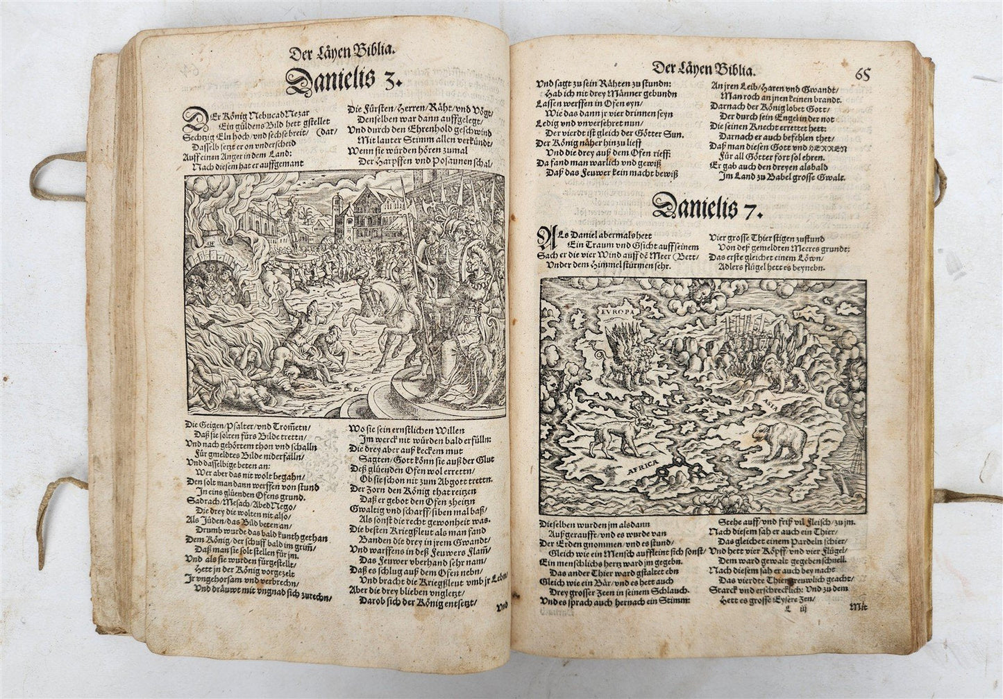 1569 PICTURE BIBLE antique ILLUSTRATED LAYMANS BIBLIA J. Amman Solis Bocksberger