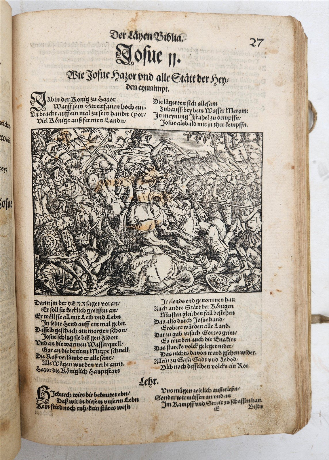 1569 PICTURE BIBLE antique ILLUSTRATED LAYMANS BIBLIA J. Amman Solis Bocksberger