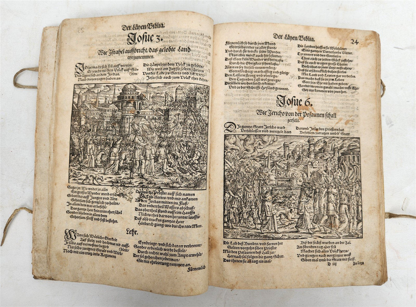 1569 PICTURE BIBLE antique ILLUSTRATED LAYMANS BIBLIA J. Amman Solis Bocksberger