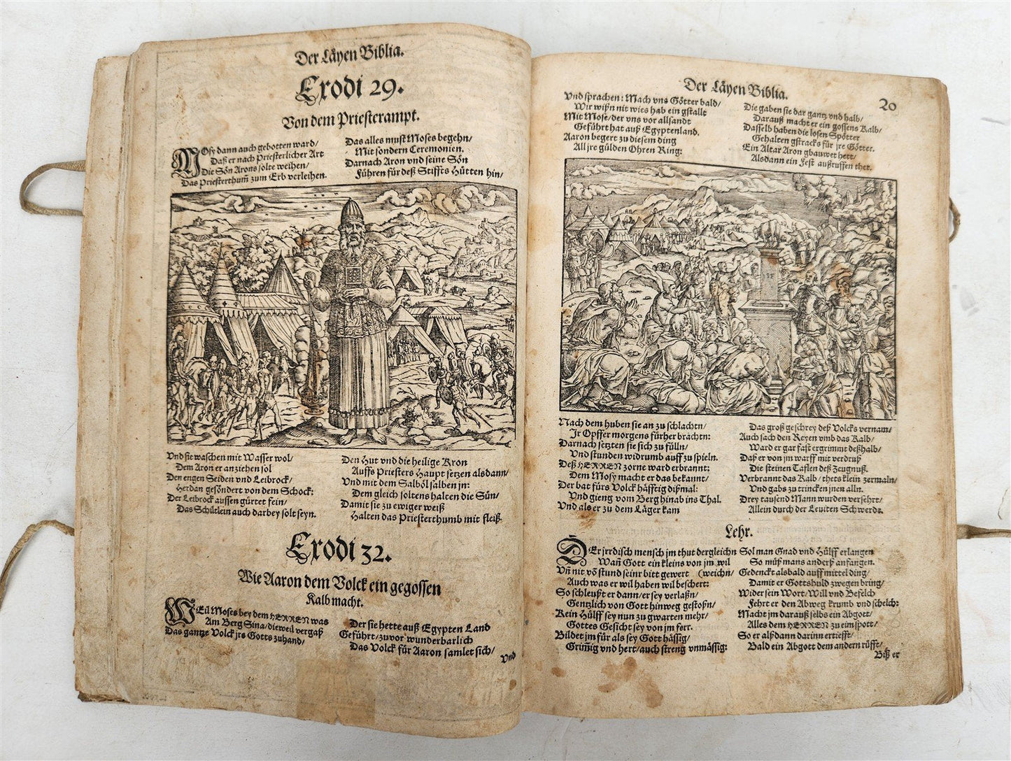 1569 PICTURE BIBLE antique ILLUSTRATED LAYMANS BIBLIA J. Amman Solis Bocksberger