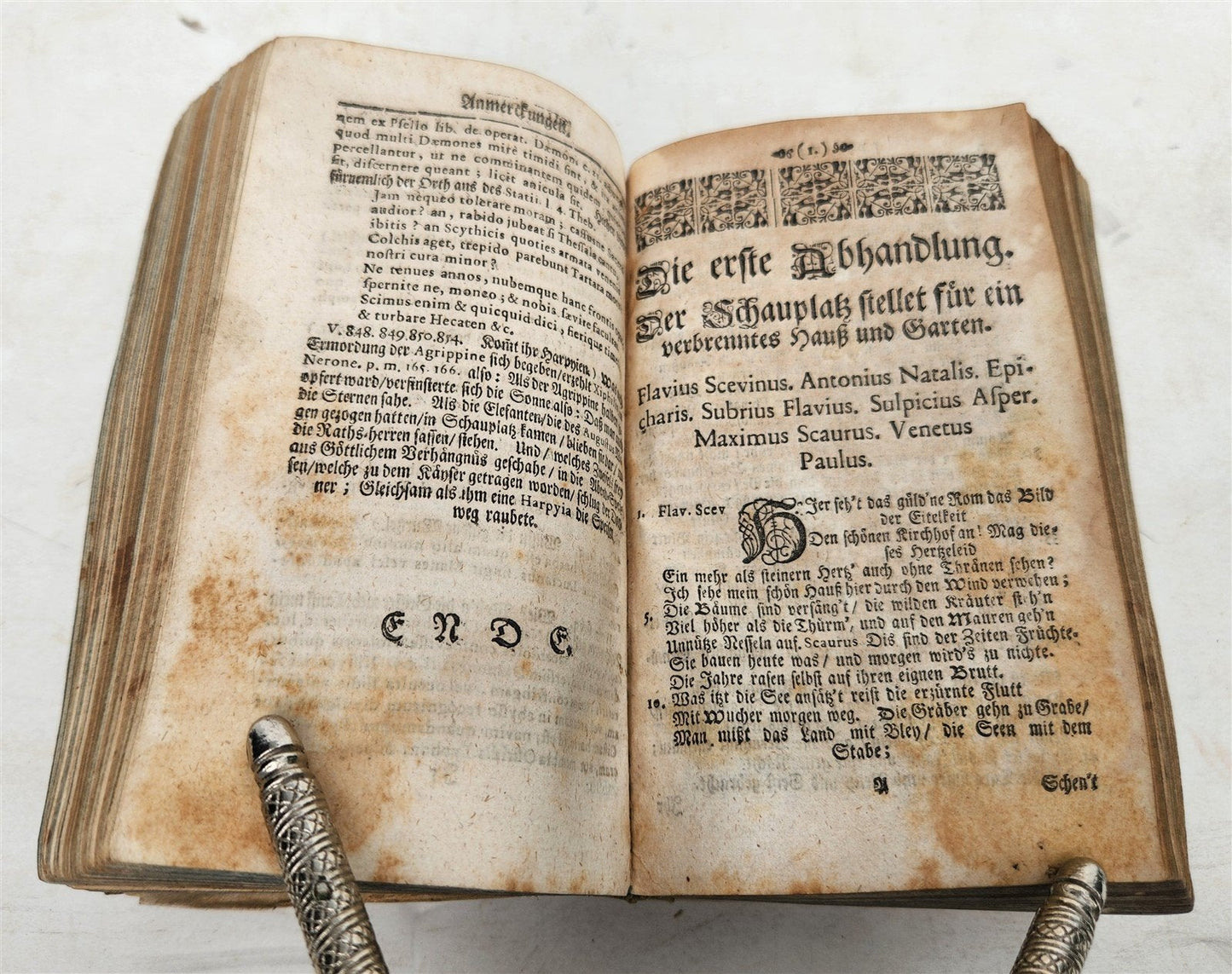 1689 ILLUSTRATED THEATRE PLAYS antique IBRAHIM SULTAN CLEOPATRA AGRIPPINA vellum