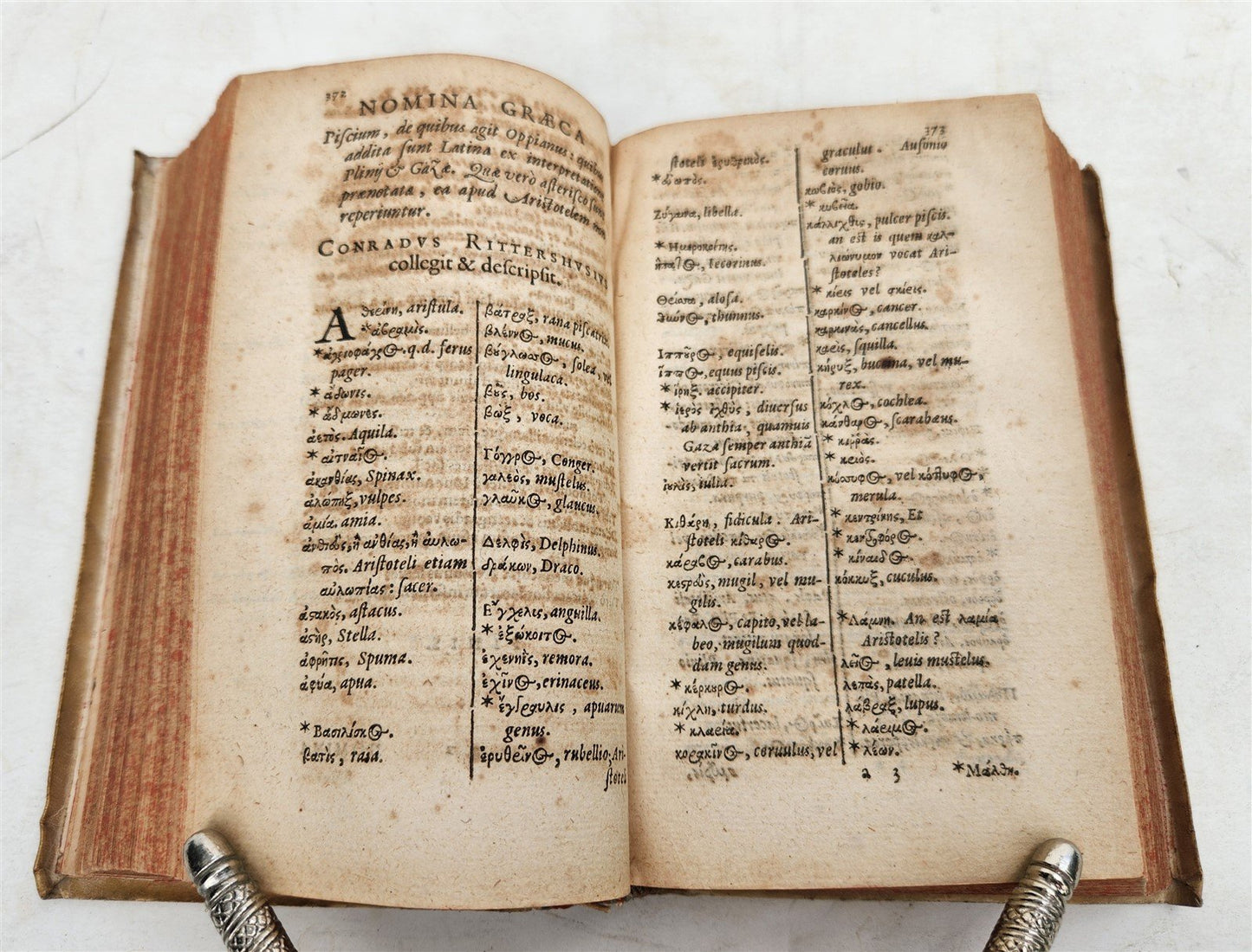 1597 POETRY on FISHING & HUNTING by OPPIAN antique VELLUM BOUND 16th CENTURY