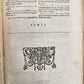 1591 BIOGRAPHIES of ROMAN RULERS antique ILLUSTRATED 12 CAESARS vellum PLANTIN