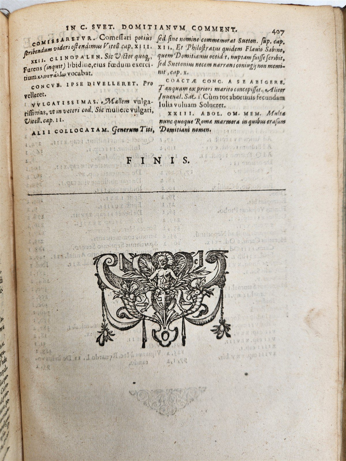 1591 BIOGRAPHIES of ROMAN RULERS antique ILLUSTRATED 12 CAESARS vellum PLANTIN