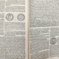 1591 BIOGRAPHIES of ROMAN RULERS antique ILLUSTRATED 12 CAESARS vellum PLANTIN