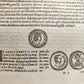 1591 BIOGRAPHIES of ROMAN RULERS antique ILLUSTRATED 12 CAESARS vellum PLANTIN