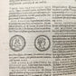 1591 BIOGRAPHIES of ROMAN RULERS antique ILLUSTRATED 12 CAESARS vellum PLANTIN