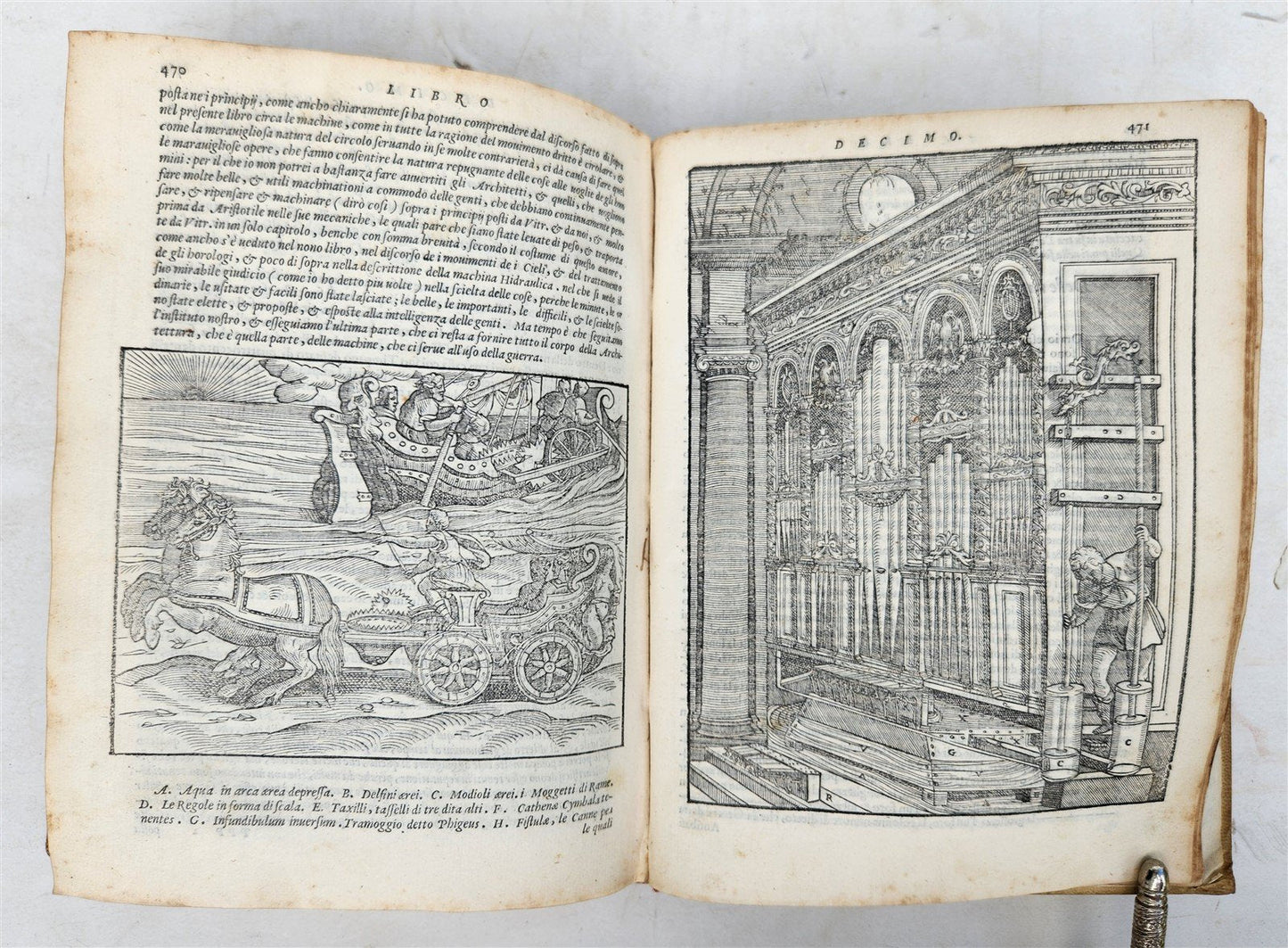 1567 ARCHITECTURE by VITRUVIUS antique FULLY ILLUSTRATED 16th CENTURY vellum