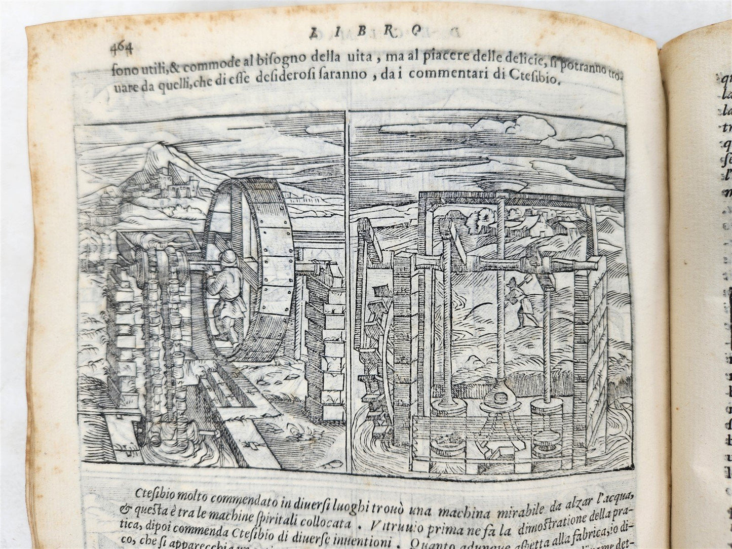 1567 ARCHITECTURE by VITRUVIUS antique FULLY ILLUSTRATED 16th CENTURY vellum