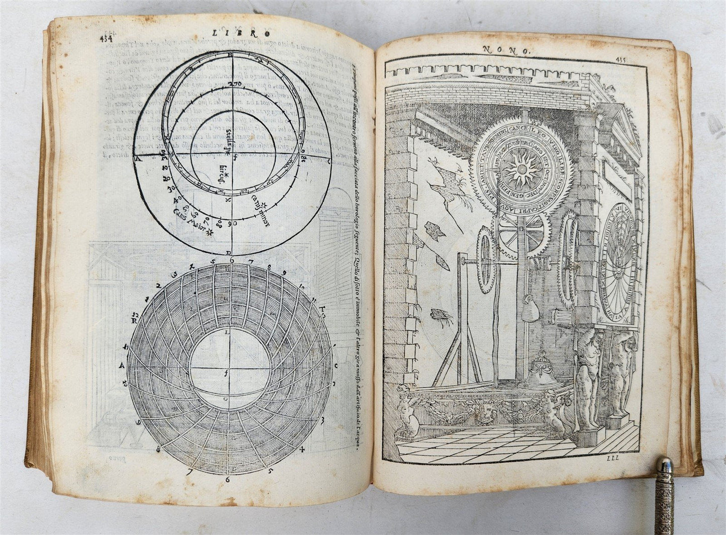 1567 ARCHITECTURE by VITRUVIUS antique FULLY ILLUSTRATED 16th CENTURY vellum