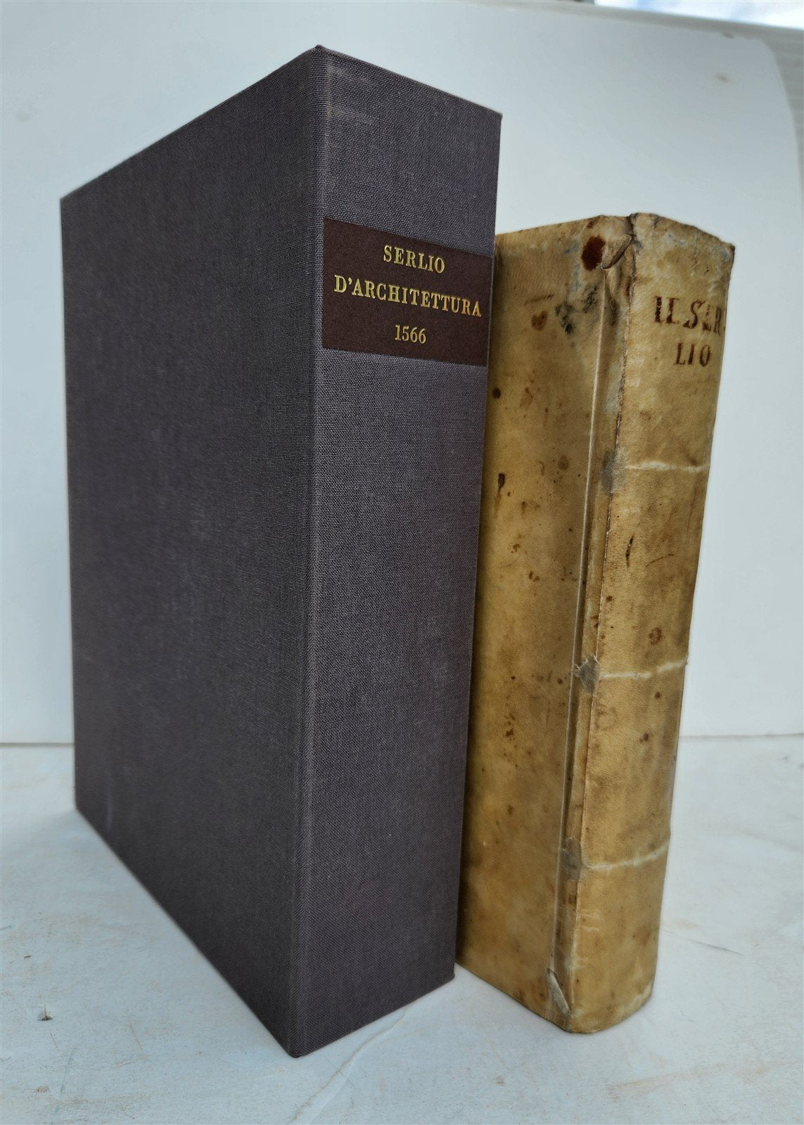 1566 ARCHITECTURE by S. SERLIO antique FULLY ILLUSTRATED 16th CENTURY vellum