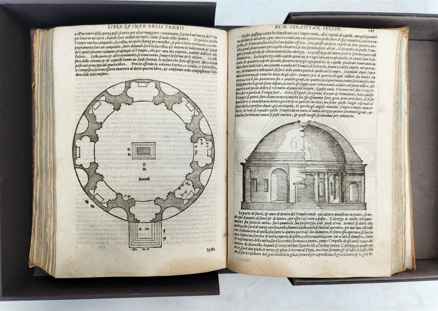 1566 ARCHITECTURE by S. SERLIO antique FULLY ILLUSTRATED 16th CENTURY vellum