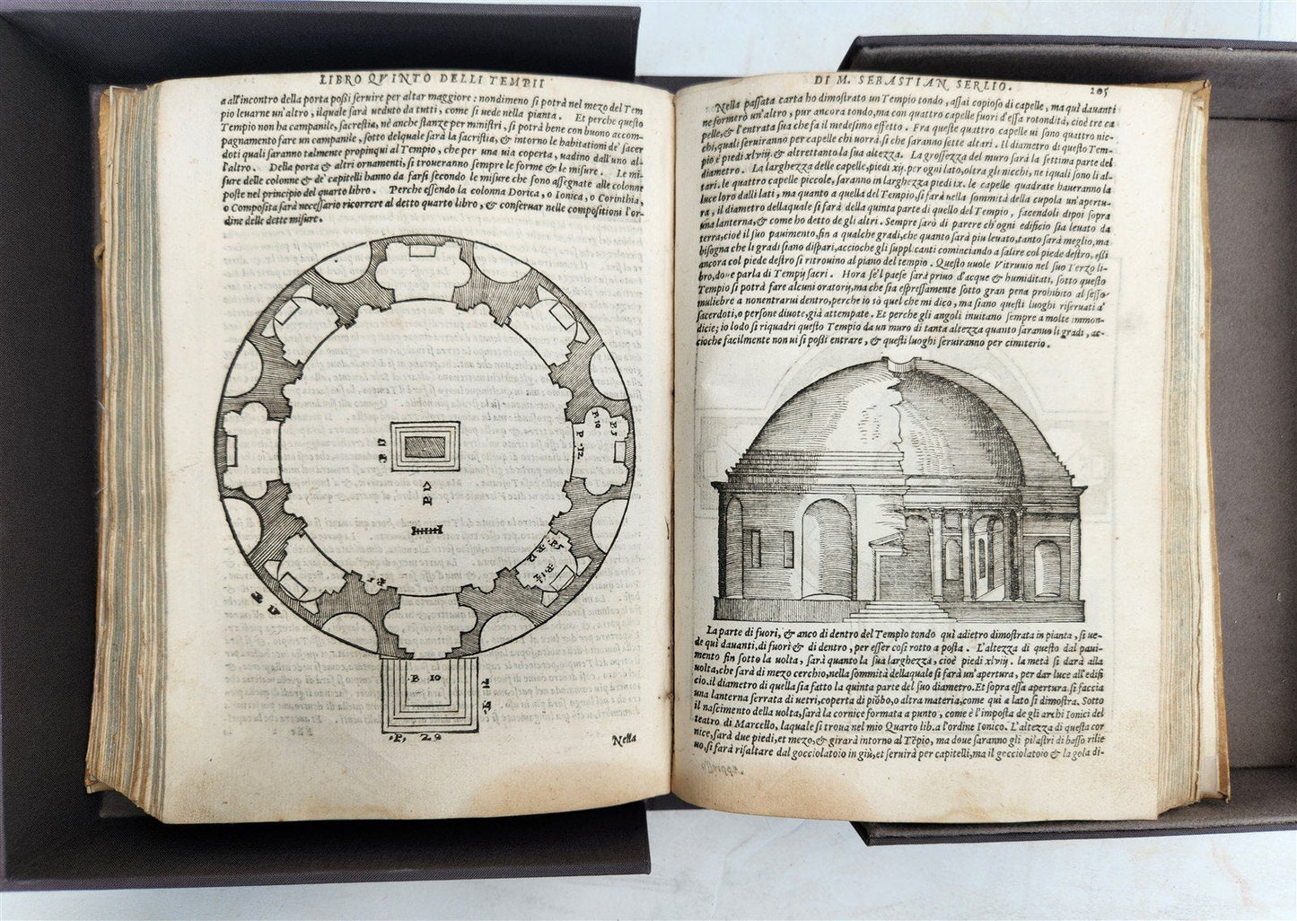 1566 ARCHITECTURE by S. SERLIO antique FULLY ILLUSTRATED 16th CENTURY vellum