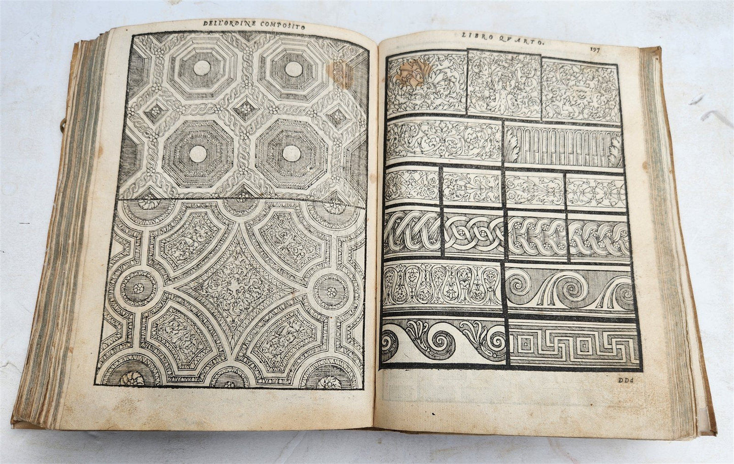 1566 ARCHITECTURE by S. SERLIO antique FULLY ILLUSTRATED 16th CENTURY vellum