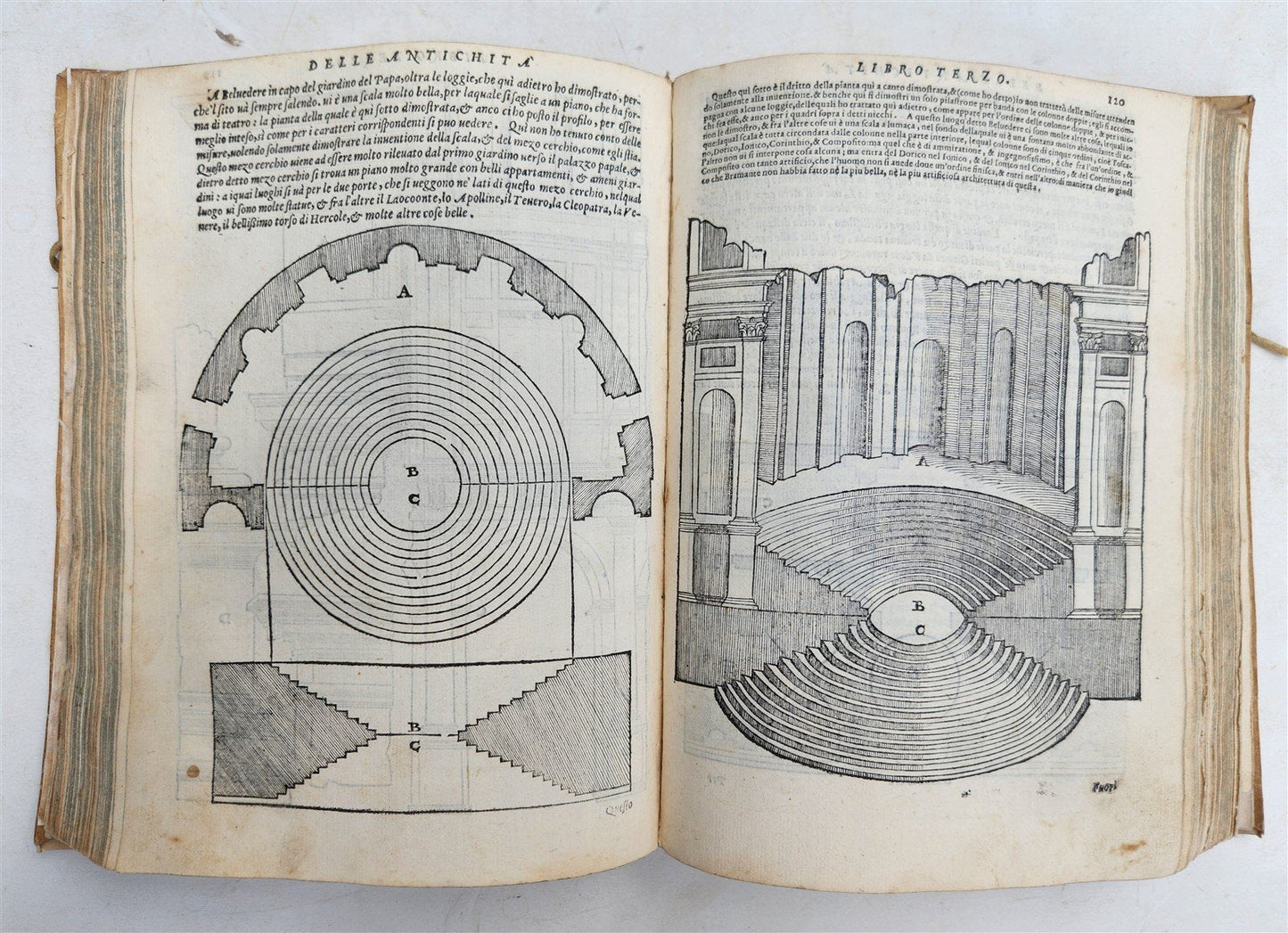 1566 ARCHITECTURE by S. SERLIO antique FULLY ILLUSTRATED 16th CENTURY vellum