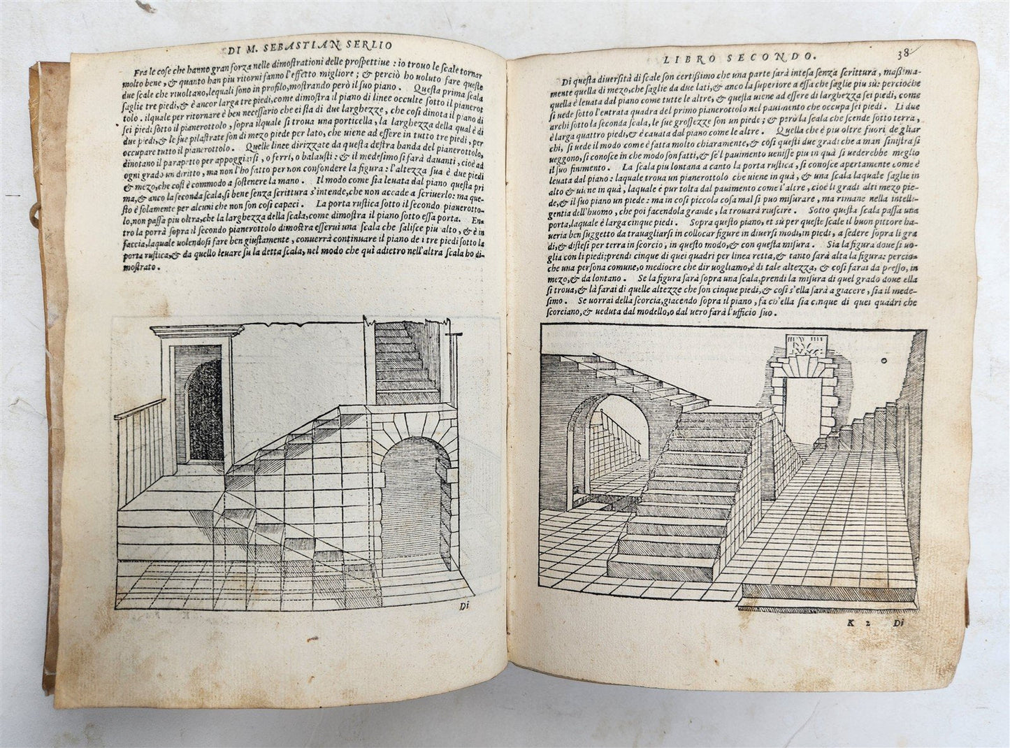 1566 ARCHITECTURE by S. SERLIO antique FULLY ILLUSTRATED 16th CENTURY vellum