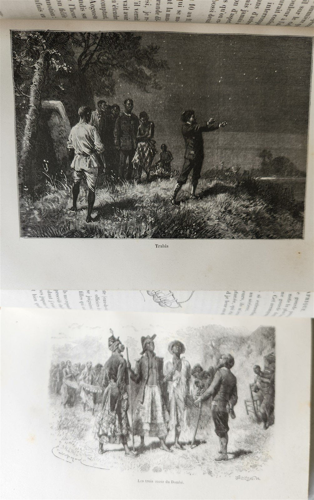 1881 AFRICA TRAVELS by SERPA PINTO 2 ILLUSTRATED VOLUMES in FRENCH antique