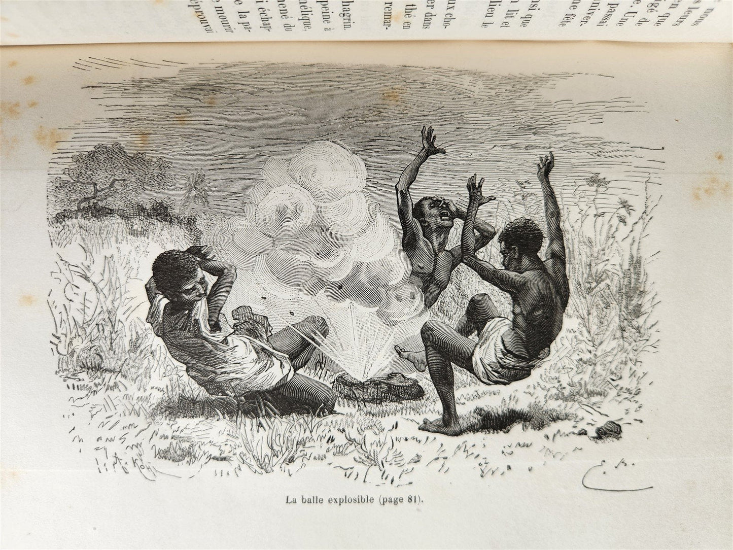 1881 AFRICA TRAVELS by SERPA PINTO 2 ILLUSTRATED VOLUMES in FRENCH antique