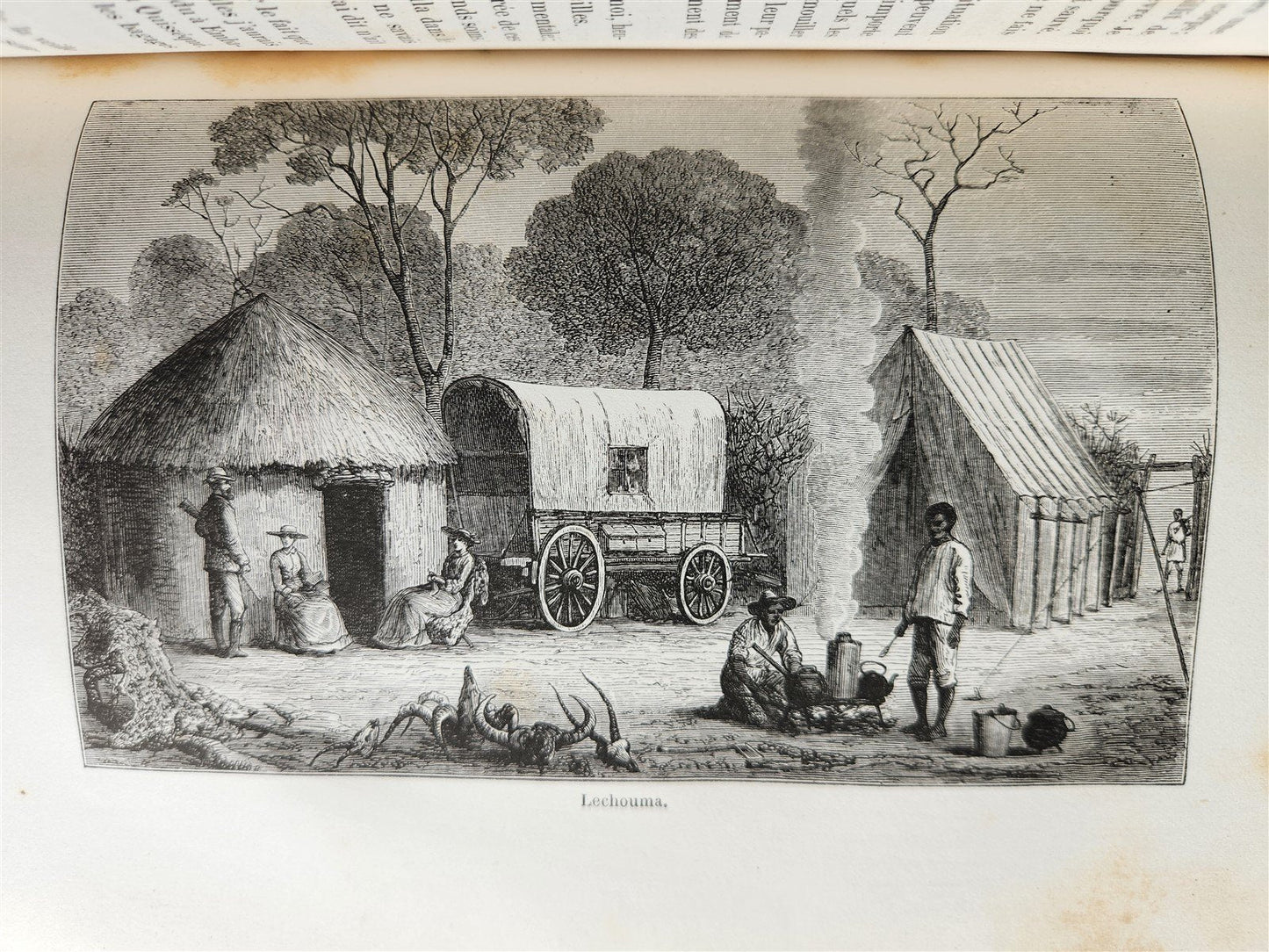 1881 AFRICA TRAVELS by SERPA PINTO 2 ILLUSTRATED VOLUMES in FRENCH antique