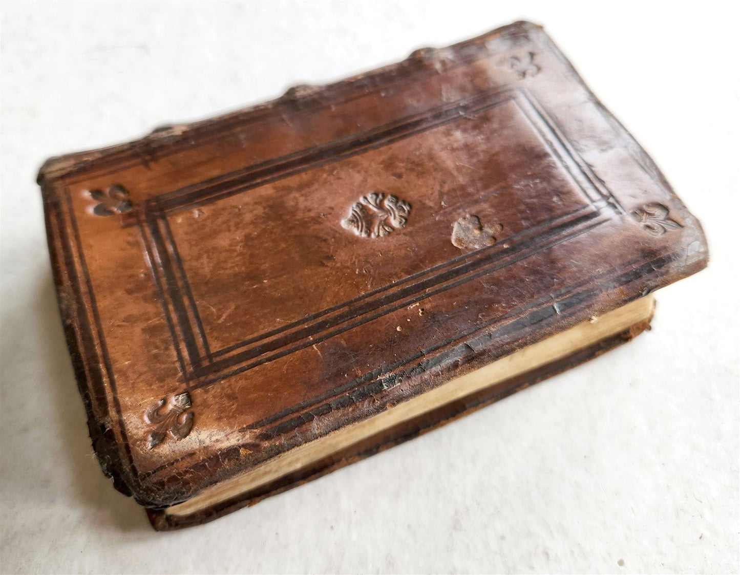 1572 THEOLOGY by Johannes Tauler; ORIGINAL 16th CENTURY BINDING antique