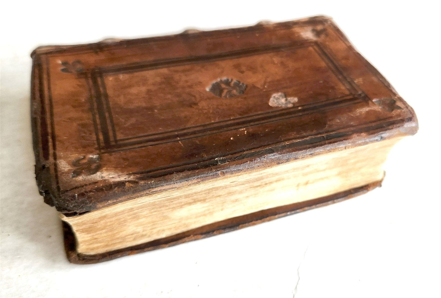 1572 THEOLOGY by Johannes Tauler; ORIGINAL 16th CENTURY BINDING antique