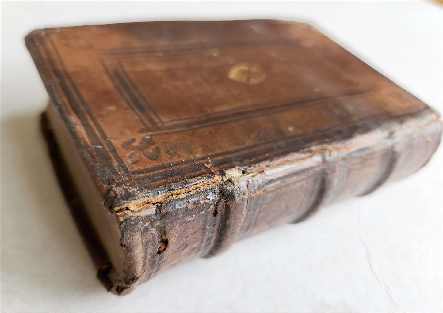 1572 THEOLOGY by Johannes Tauler; ORIGINAL 16th CENTURY BINDING antique