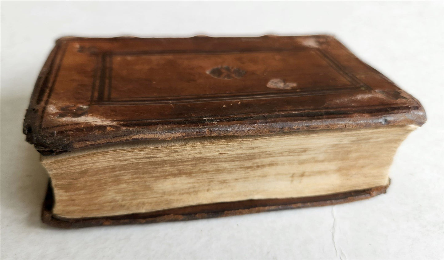 1572 THEOLOGY by Johannes Tauler; ORIGINAL 16th CENTURY BINDING antique