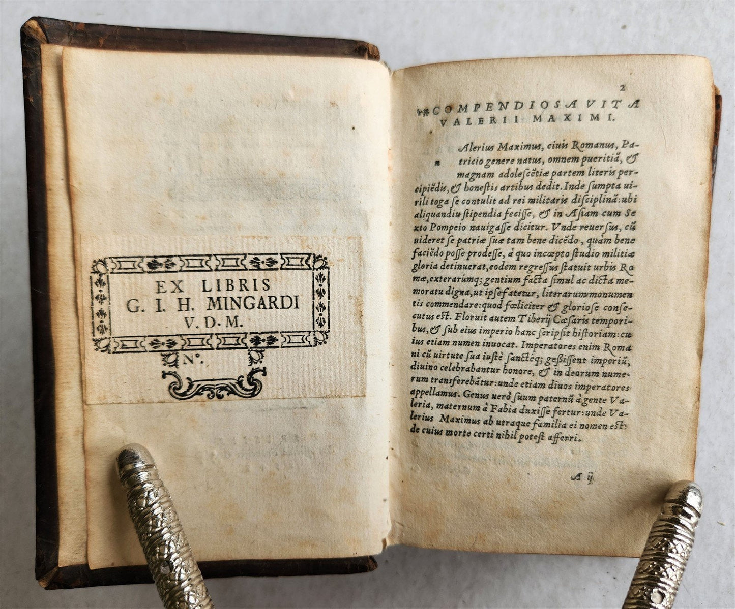 1545 VALERIUS MAXIMUS Factorum dictorumque memorabilium antique ORIGINAL BINDING