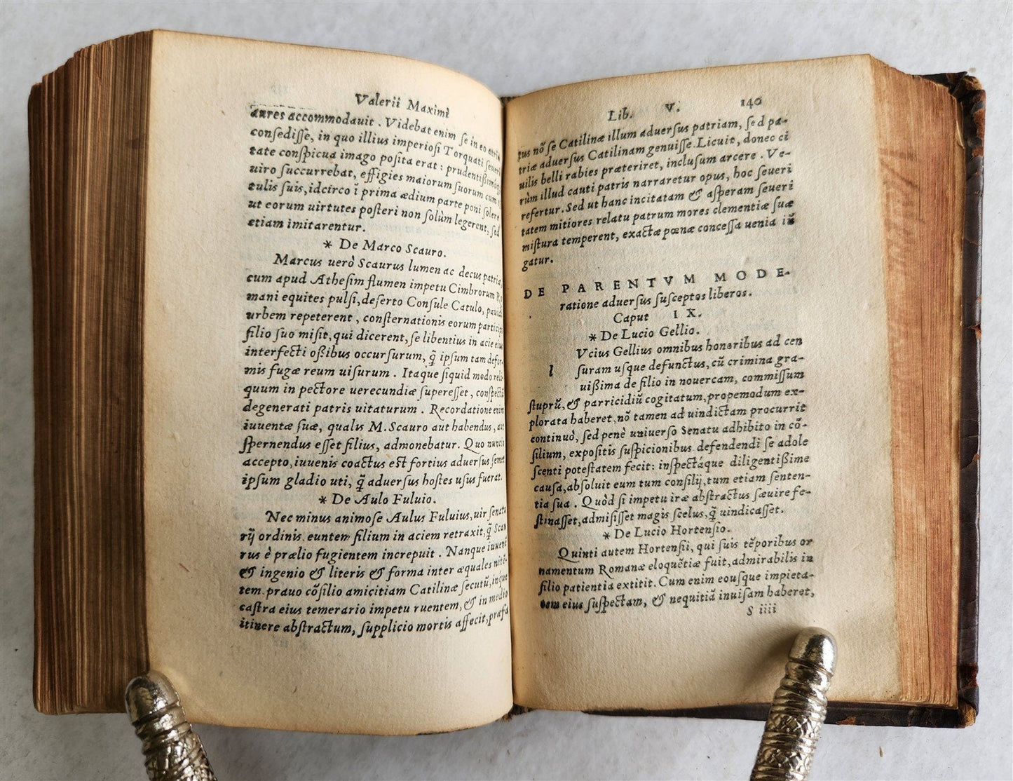 1545 VALERIUS MAXIMUS Factorum dictorumque memorabilium antique ORIGINAL BINDING