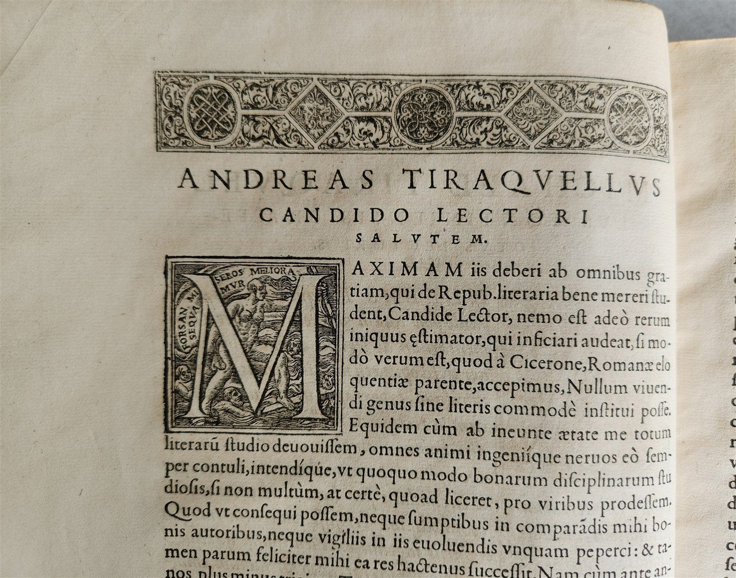 1569 WORK on LAWS of MARRIAGE by Andreas Tiraquellus antique 16th CENTURY FOLIO