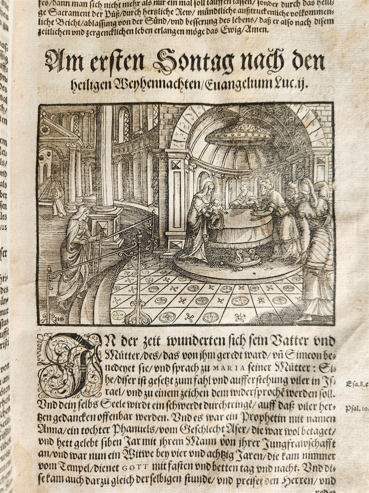 1577 BIBLE COMMENTARIES by J. Feucht ILLUSTRATED antique 16th century FOLIO