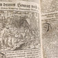 1577 BIBLE COMMENTARIES by J. Feucht ILLUSTRATED antique 16th century FOLIO