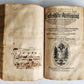 1577 BIBLE COMMENTARIES by J. Feucht ILLUSTRATED antique 16th century FOLIO