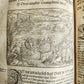 1577 BIBLE COMMENTARIES by J. Feucht ILLUSTRATED antique 16th century FOLIO