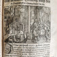 1577 BIBLE COMMENTARIES by J. Feucht ILLUSTRATED antique 16th century FOLIO