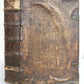 1588 SERMONS by LUIS de GRANADA ILLUSTRATED antique PIGSKIN BOUND FOLIO