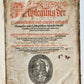 1588 SERMONS by LUIS de GRANADA ILLUSTRATED antique PIGSKIN BOUND FOLIO