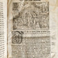 1588 SERMONS by LUIS de GRANADA ILLUSTRATED antique PIGSKIN BOUND FOLIO