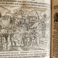 1588 SERMONS by LUIS de GRANADA ILLUSTRATED antique PIGSKIN BOUND FOLIO