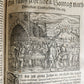 1588 SERMONS by LUIS de GRANADA ILLUSTRATED antique PIGSKIN BOUND FOLIO