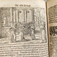 1588 SERMONS by LUIS de GRANADA ILLUSTRATED antique PIGSKIN BOUND FOLIO