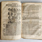 1588 SERMONS by LUIS de GRANADA ILLUSTRATED antique PIGSKIN BOUND FOLIO