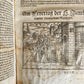 1588 SERMONS by LUIS de GRANADA ILLUSTRATED antique PIGSKIN BOUND FOLIO