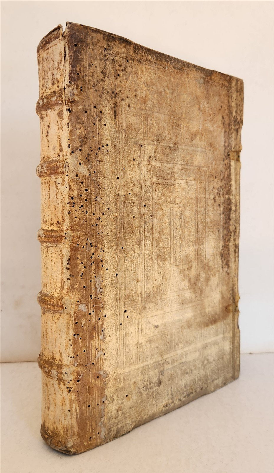 1560 CANON LAW WORK by GALICIAN LAWYER ALVARO PELAYO antique PIGSKIN BOUND FOLIO