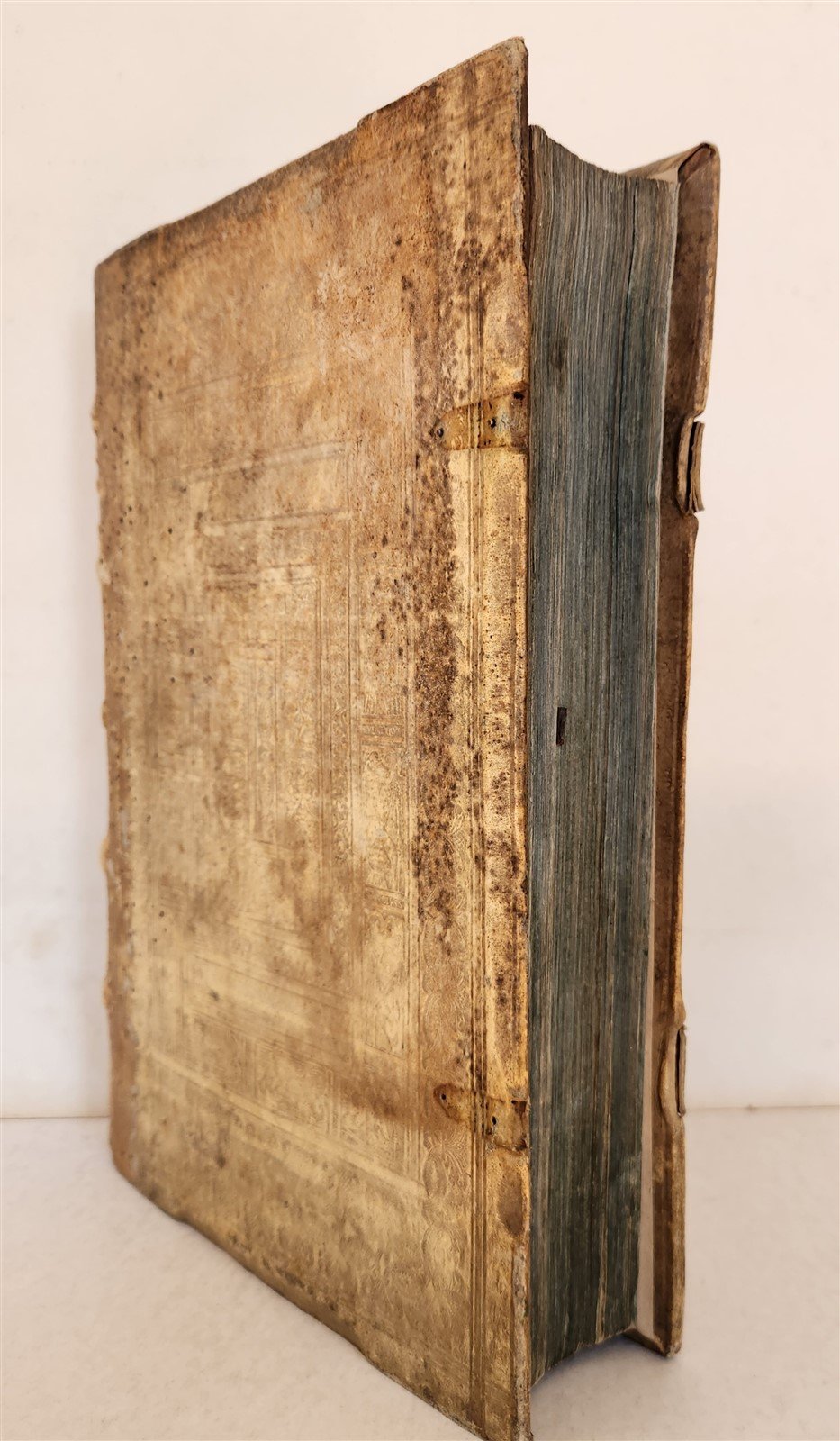 1560 CANON LAW WORK by GALICIAN LAWYER ALVARO PELAYO antique PIGSKIN BOUND FOLIO